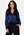 Happy Holly Elara satin shirt Blue bubbleroom.se