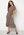 Happy Holly Evie puff sleeve wrap dress Brown / Patterned bubbleroom.se