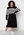 Happy Holly Lone knitted dress Black / Striped bubbleroom.se
