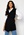 Happy Holly Mabel kimono vest Black bubbleroom.se
