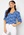 Happy Holly Pennee baloon sleeve blouse Blue / Patterned bubbleroom.se