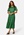 Happy Holly Tris butterfly sleeve dress Green bubbleroom.se