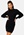 JDY Magda L/S Volume Sleeve Dress Black bubbleroom.se