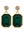 LILY AND ROSE Diane Earrings Emerald bubbleroom.se