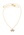 LILY AND ROSE Petite Antoinette Bow Necklace Crystal Gold bubbleroom.se