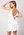 Moments New York Laylani Satin Dress White bubbleroom.se