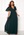 Moments New York Liana Chiffon Gown Dark green bubbleroom.se