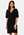 Object Collectors Item Aislin Sparkling Short Dress Black Pattern:ANIMAL bubbleroom.se