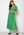 Object Collectors Item Ema Elise L/S Long Wrap Dress Artichoke Green AOP bubbleroom.se