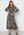 Object Collectors Item Papaya L/S Wrap Long Dress Black AOP Graphic bubbleroom.se