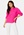 ONLY Caro L/S Oversized Linen Blend Shirt Pink Yarrow bubbleroom.se