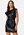 ONLY Lina Faux Leather Dress Black bubbleroom.se