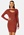 ONLY Liza L/S Peek-A-Boo Dress Spiced Apple bubbleroom.se