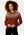 ONLY Lona L/S Pullover Knit Spiced Apple Pattern bubbleroom.se