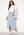 ONLY Nova Lux Button Skirt Solid Blue Fog bubbleroom.se