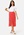 ONLY Nya HW Slit Midi Skirt Poppy Red AOP:Dot bubbleroom.se