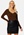 ONLY Sally Rib L/S V-Neck Hot Fudge bubbleroom.se