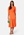 ONLY Thalia 2/4 Smock Calf Dress Tangerine bubbleroom.se