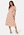Pieces Josi SS V-Neck Midi Shirt Dress Ballerina AOP:Orange bubbleroom.se