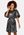 SELECTED FEMME Sandy 3/4 Short Dress Black Detail:W SILVE bubbleroom.se