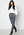 VILA Lanya HW 7/8 Suit Pants Dark Grey Melange bubbleroom.se