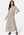 VILA Marina V-Neck 3/4 Ancle Dress Asphalt AOP:Mesa bubbleroom.se