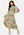 VILA Ura Layer Ruffle Dress Desert Sage AOP:FLOW bubbleroom.se