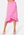 VILA Vero HW Flounce Skirt Fuchsia Pink bubbleroom.se