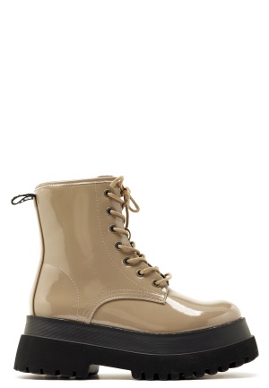 Läs mer om Bianco Gas Laced Up Boot Taupe 36