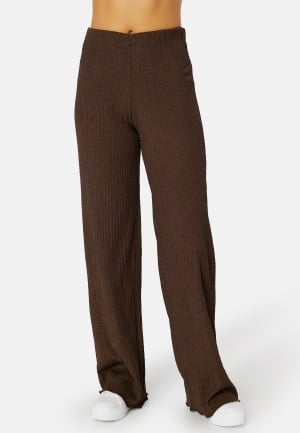 BUBBLEROOM Becky structure trousers Brown XS