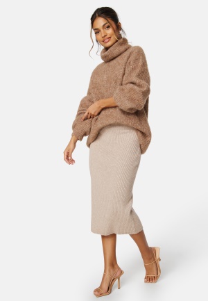 BUBBLEROOM CC Chunky knitted wool mix sweater Beige M