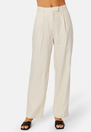 BUBBLEROOM CC Linen pants Light beige 42