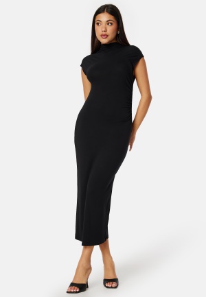Bilde av Bubbleroom Drapy Cap Sleeve Dress Black Xs