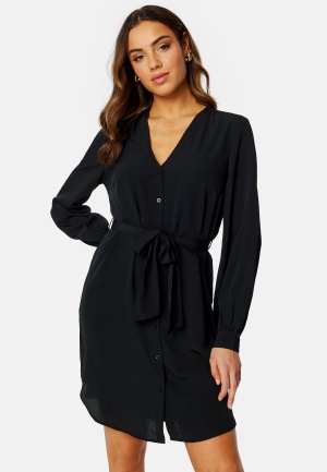 BUBBLEROOM Fenne Shirt Dress Black 42