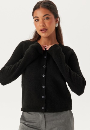 Läs mer om BUBBLEROOM Knitted Cardigan Black L