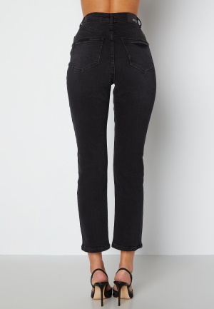 BUBBLEROOM Lana high waist jeans Black denim 42