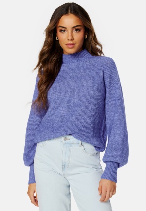 Läs mer om BUBBLEROOM Madina Knitted Sweater Purple L