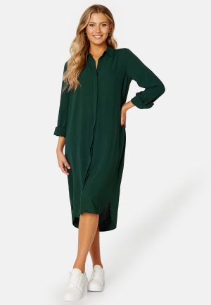 BUBBLEROOM Matilde Shirt Dress Dark green M
