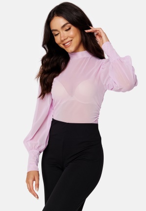 Läs mer om BUBBLEROOM Melissa mesh top Lilac S