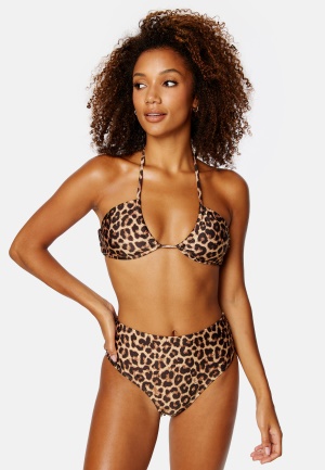 BUBBLEROOM Mila High Waist Bikini Bottom Leopard 48