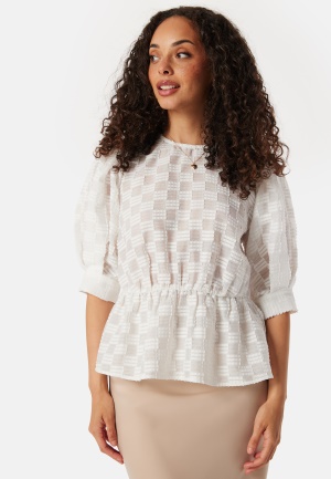 Läs mer om BUBBLEROOM Structured Blouse White XL