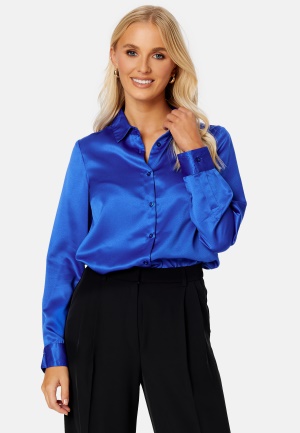 bluser – BUBBLEROOM Nicole shirt Blue 50 til dame i Pashion.dk