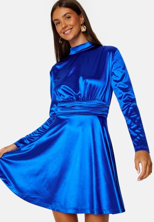 Bilde av Bubbleroom Norah Skater Dress Blue Xs