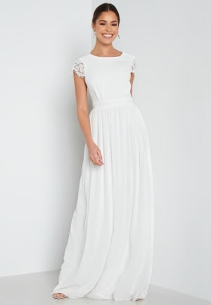 Bubbleroom Occasion Camellia Wedding Gown White 42