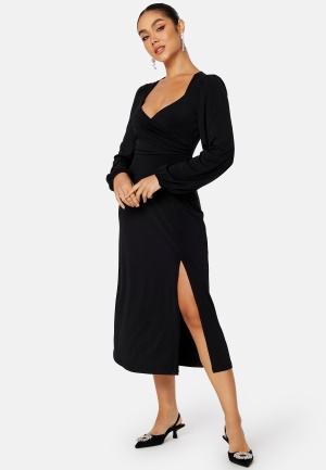 Läs mer om Bubbleroom Occasion Giulia Long Sleeve Dress Black 36