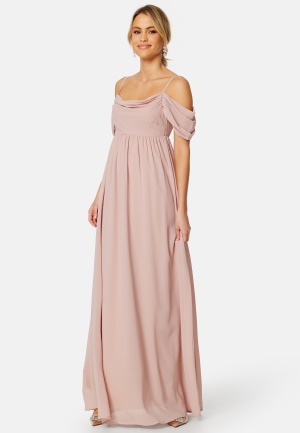 Läs mer om Bubbleroom Occasion Luciana Gown Dusty pink 40