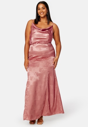 Bubbleroom Occasion Lucie Jacquard Gown Old rose 34