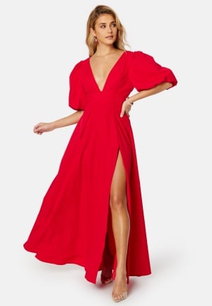 Läs mer om Bubbleroom Occasion Moira Gown Red 34