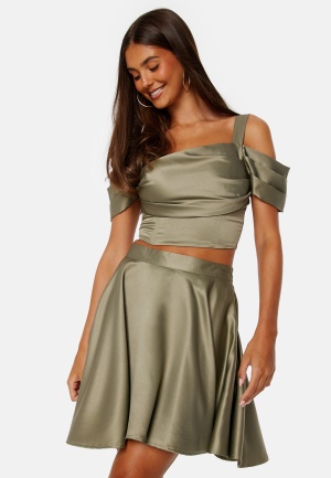 Image of Bubbleroom Occasion Ortiza Bustier Top Olive green 34
