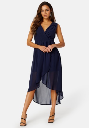 Bubbleroom Occasion Sandrah High-Low Dress Navy 40